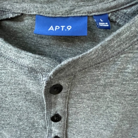APT.9 Men's T-shirt Size L Gray - Picture 4 of 4